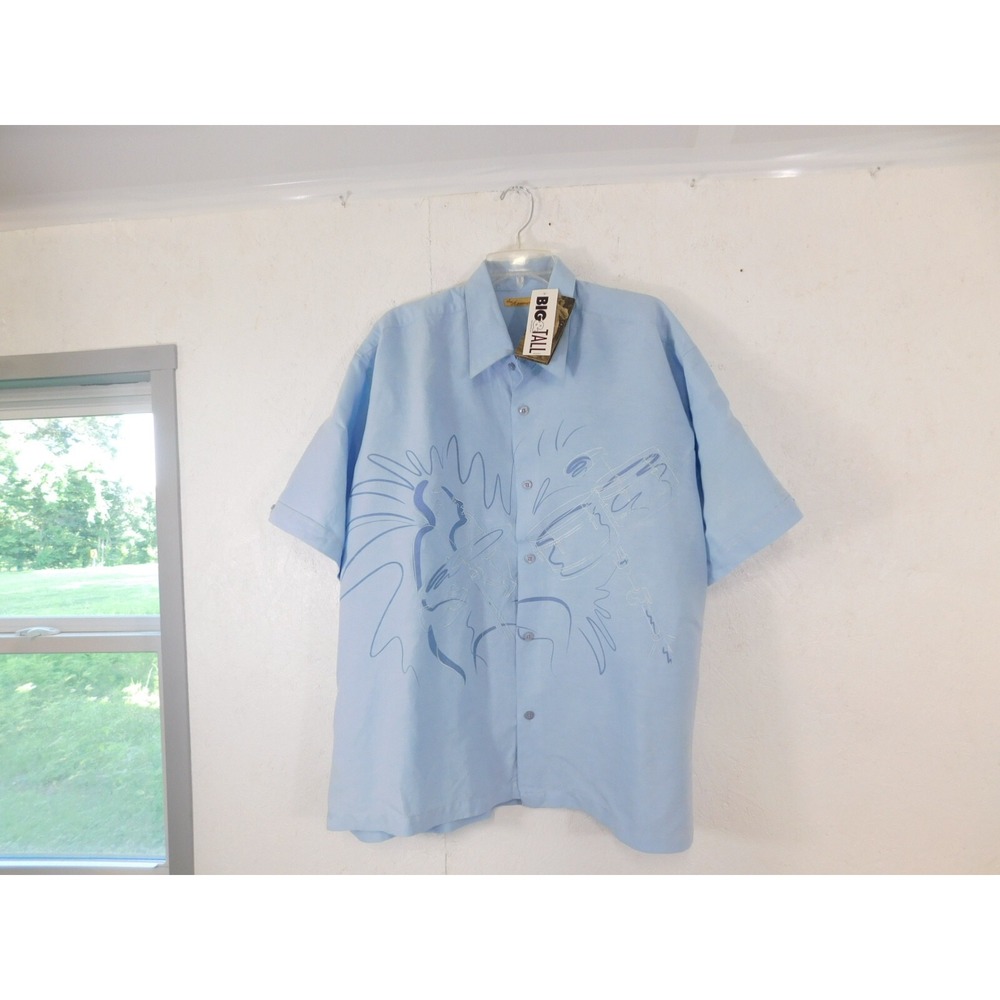 Havanera Cuban Button Up Shirt 2x‎ XXL NWT lot 30